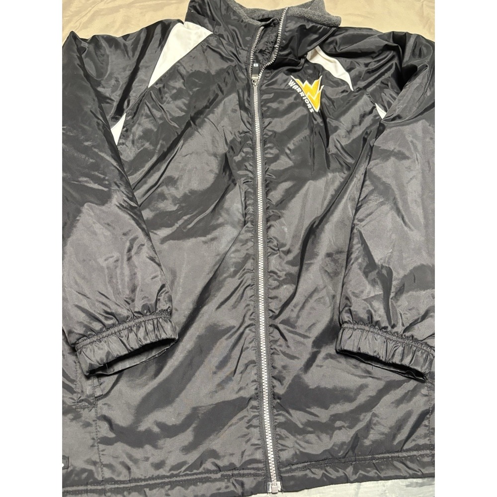 vintage Holloway full-zip hooded windbreaker jacket Medium Warriors